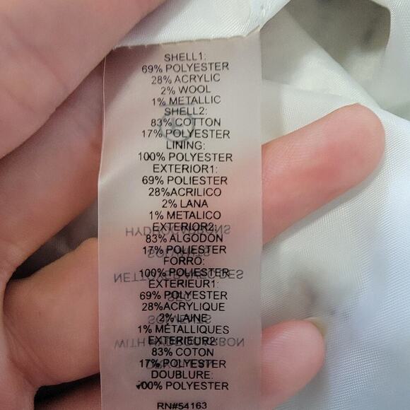 Karl Lagerfield Tweed Boucle Shift Career Business Sleeveless Work Sheath Dress - Picture 11 of 13